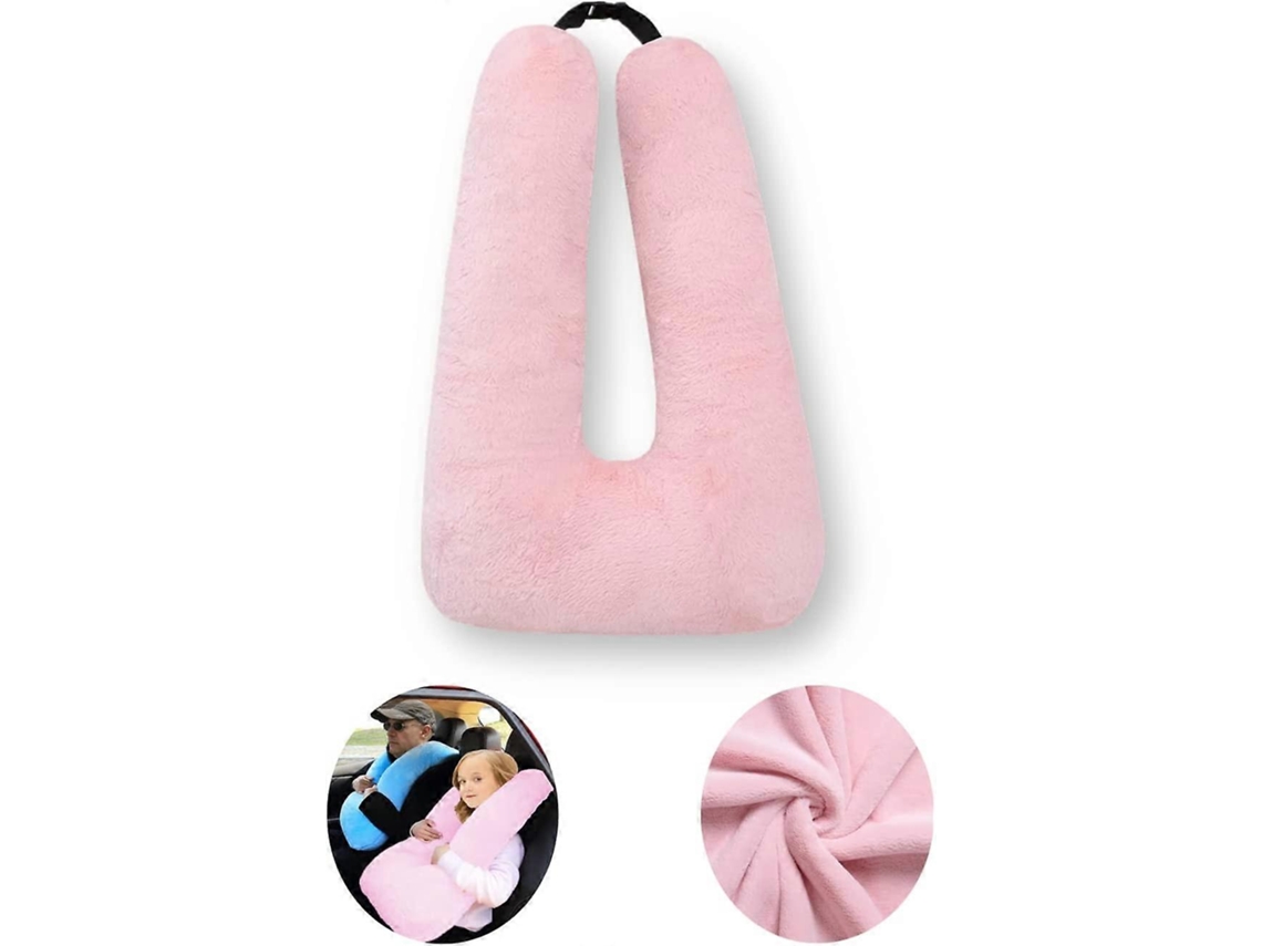 Almofada de viagem Rebe para carro, almofada para banco traseiro para crianças, macia e confortável para dormir.