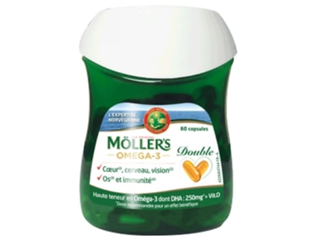 Ômega-3 Duplo 60 Cápsulas MÖLLER'S