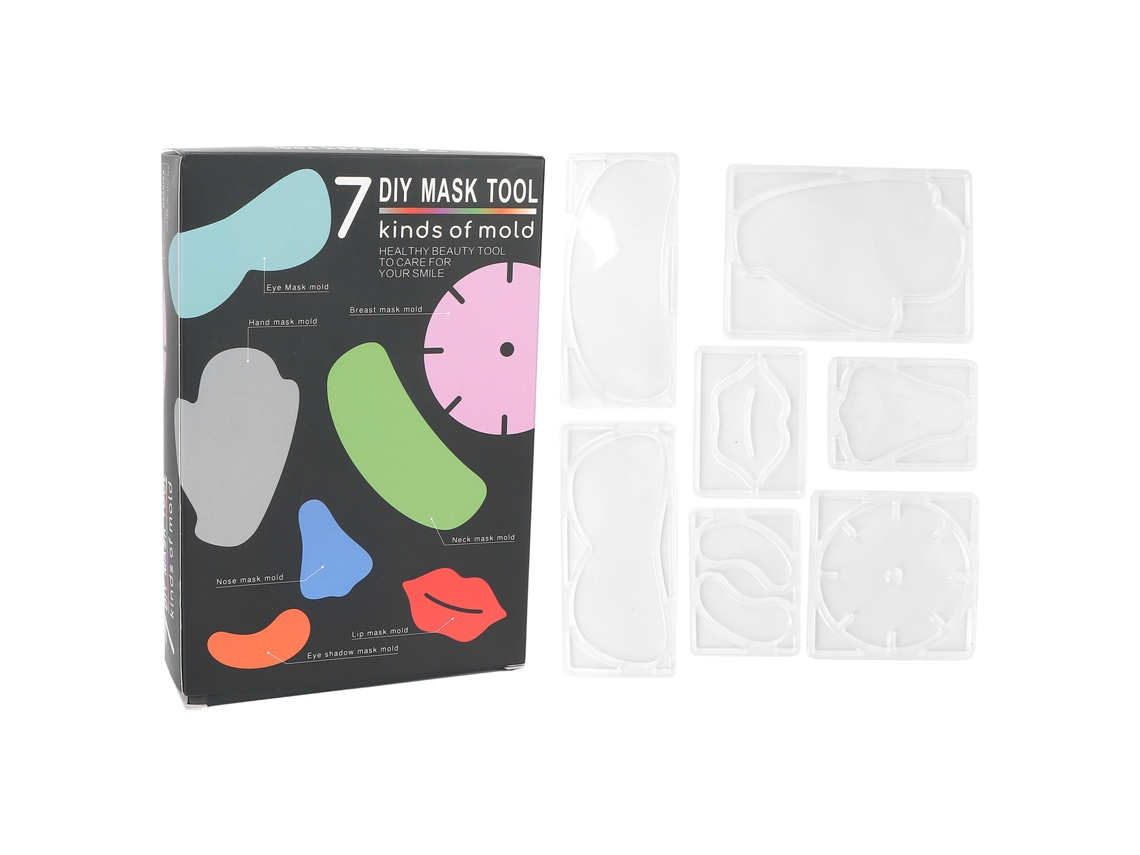 HYMNORA Molde Para Máscara Facial Reutilizável Ferramenta Diy Para Fazer Máscaras Faciais