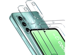 Conjunto de Protectores de Lente Protetores Traseira Dureza para Motorola Moto G62 5G HONGWE. (3un)