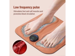 Massageador De Pés Hermhoffer Pro, Orthoback Renerv 3d Com Tratamento Regenerativo Ems, 15 Intensidades E 6 Modos.