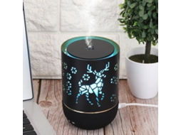 Laxiscreed Umidificador Mini Com Luz Noturna, Aromaterapia, Bluetooth, 70ml E Liga De Alumínio De Três Velocidades