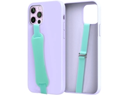 Suporte Universal De Silicone Para Celular Com Faixa Elástica Para Android E Iphone. Cor Menta.