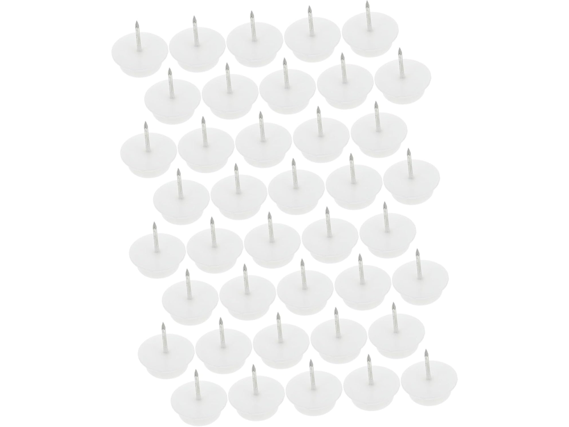 Nuobesty 50 Unidades De Tachas Para Pés Móveis, Protetores De Piso Para Pés Mesas E Cadeiras