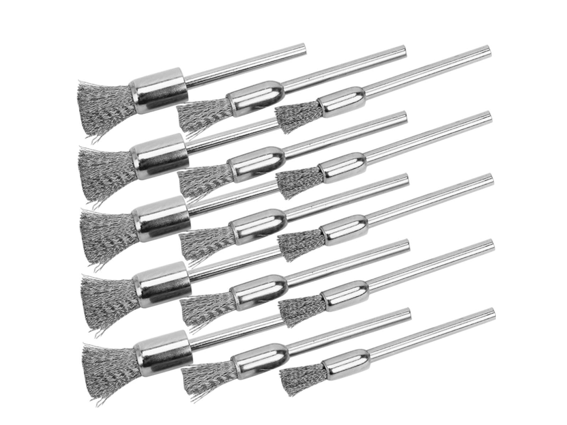 Mini Escova De Arame 5,10 X 0,80 Polegadas Para Limpeza.
