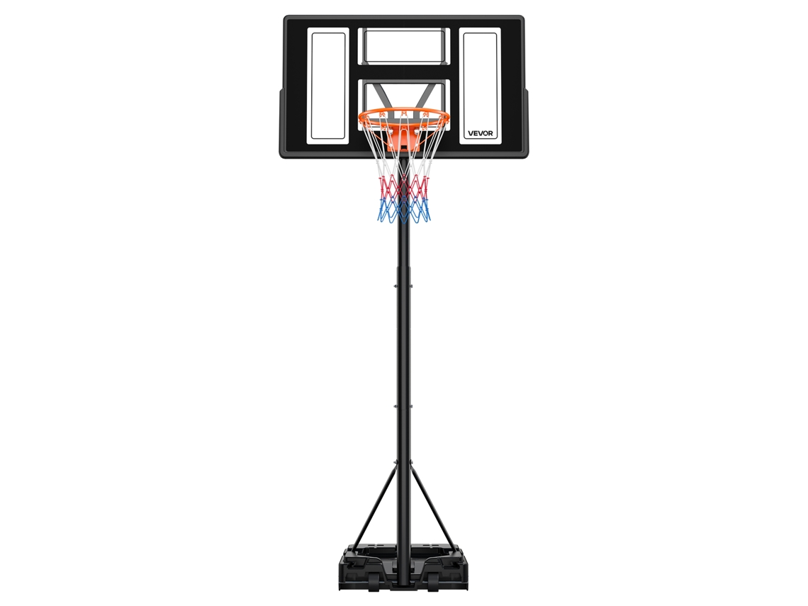 Suporte De Basquetebol Portátil Ajustável Em Altura De 1,35 M A 3,05 M Vevor