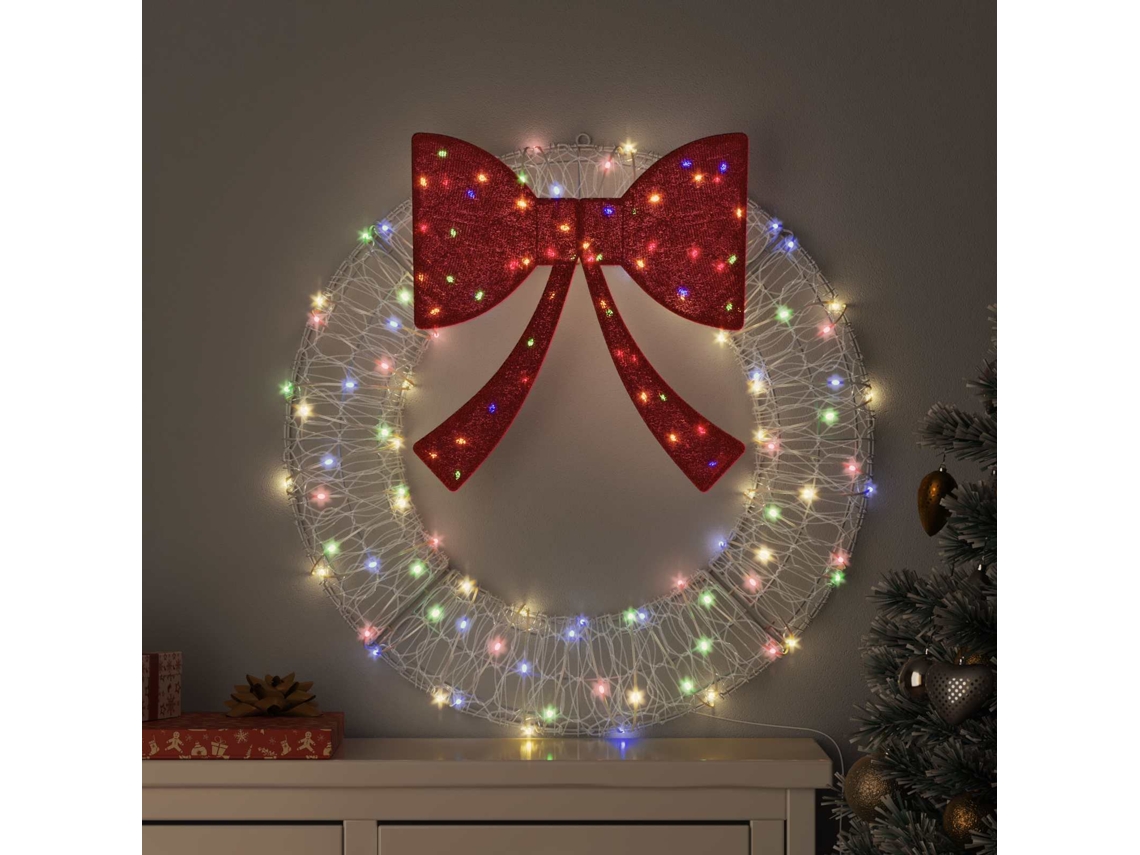 Vidaxl Guirlanda 60 Led Multicolor 76 X 76 X 8,5 Cm Acrílo