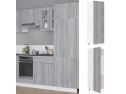 Vidaxl Armário Para Frigorífico “lyon” 60x57x207cm Cinza Sonoma