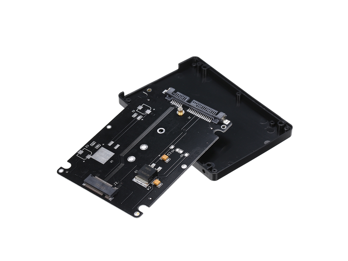 Conversor Adaptador Ngff M.2 Ssd Para Sata Iii De 22 Pinos Com Enclosure De 2,5'' 2230 2242 2260 2280