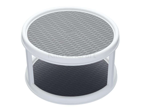 Solução de Armazenamento de Alimentos COPCO Double Layer White Lazy Susan