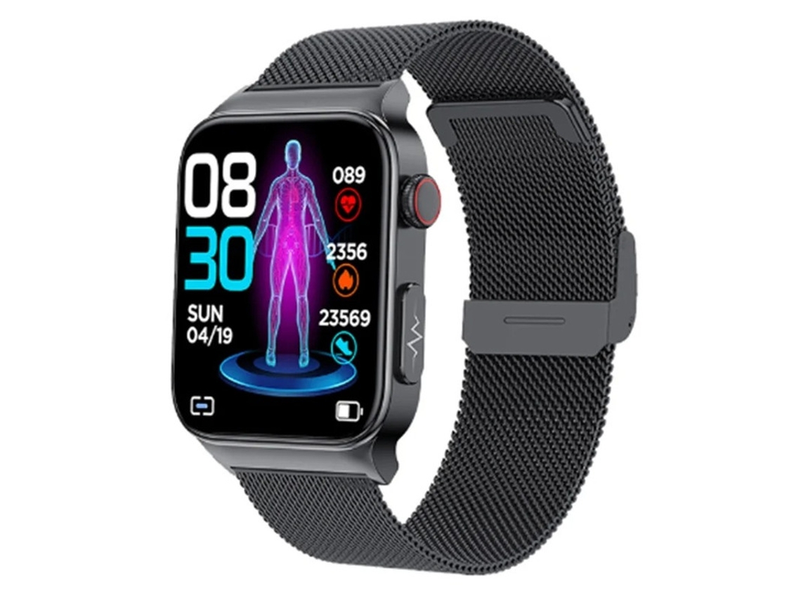 Smartwatch com rastreador de condicionamento físico, Bluetooth, monitor de frequência cardíaca, oxigênio no sangue, à prova d'água, além de Bestvite