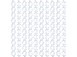 Pacote com 100 Prendedores de Jardim Transparentes para Sistemas Suporte Plantas Trepadeiras, Ideais Hortaliças e Frutas. AQUAFORGE