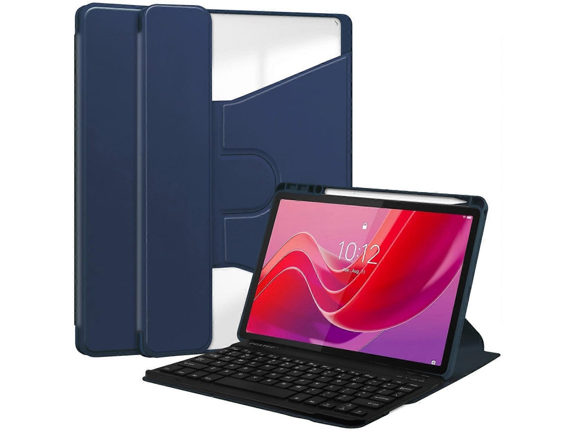 Capa Com Teclado Bluetooth Em Pu Compatível Com Lenovo Tab M11/xiaoxin Pad 11 2024 Em + Acrílico, Suporte Integrado