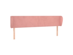 Headboard, Headboards Vidaxl Cor-de-rosa Veludo (163 X 23 X 78/88 Cm)