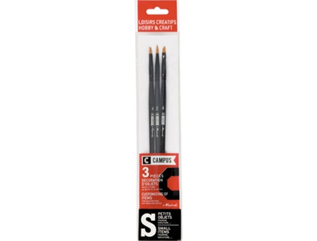 Conjunto Pincéis Hobby Manualidades Campus S