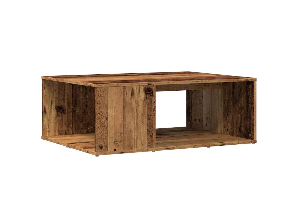 Mesa de Centro MAISON EXCLUSIVE em Derivados de Madeira Madeira Velha (90x67x33 cm)