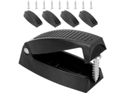 Conjunto de 5 suportes Ibasenice para portas de bagagem, reboques e autocaravanas, com instalação compacta e fácil.