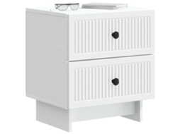 Armário de Cabeceira 2 Pcs Branco 43 X 34,5 X 47,5 Cm MAISON EXCLUSIVE