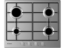 Placa de Gás CANDY CHW 6BRX (Gás Natural - 59.5 cm - Inox)