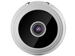 Mini Câmera Espiã Hd 1080p Wifi Sem Fio com Detecção de Movimento por Visão Noturnabranco USHION