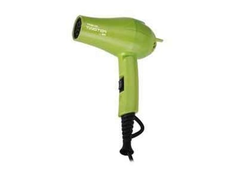Twister 1000w Travel Hairdryer, cores verdes