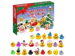 2026 calendario de Adviento 2023 Con 24 Patitos de Goma para Niños Y Niñas Juguetes de Baño Seguros