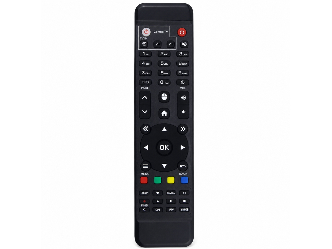 Comando À Distância Para Recetor Tv Compatível Com Amiko A6n