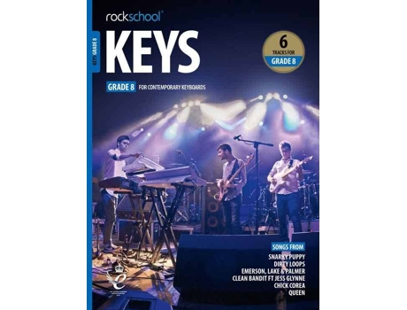 Livro ROCKSCHOOL Keys - Grade 8 (Para Teclado - Idioma: Inglês)