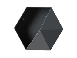 Prateleira de Parede Hexagonal para Decoração e Armazenamento