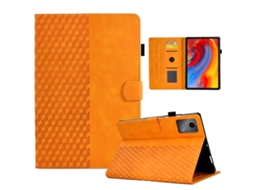 Capa Protetora Halinuia Para Lenovo Xiaoxin Pad 12.1 2025 Estojo De Couro Com Relevo De Losangos