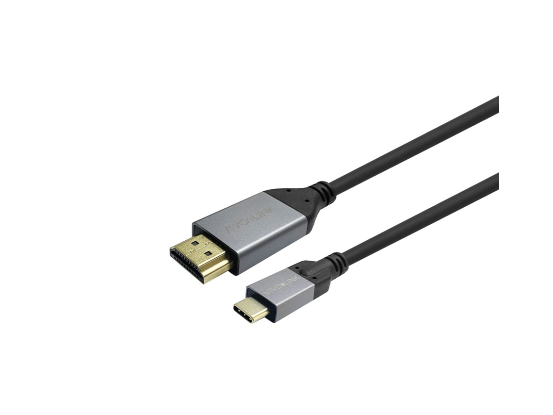 Cabo Usb C Para Hdmi 10m Preto Vivolink