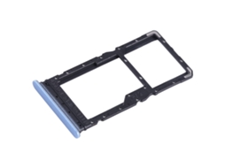 Bandeja SIM compatível com Xiaomi Redmi 12, substituição do cartão lateral azul celeste.