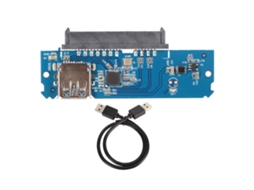 Adaptador Usb 3.0 Para Sata 6gbps Plug And Play Com Indicador Led Para Hdd/ssd 2.5 Luz Dourada