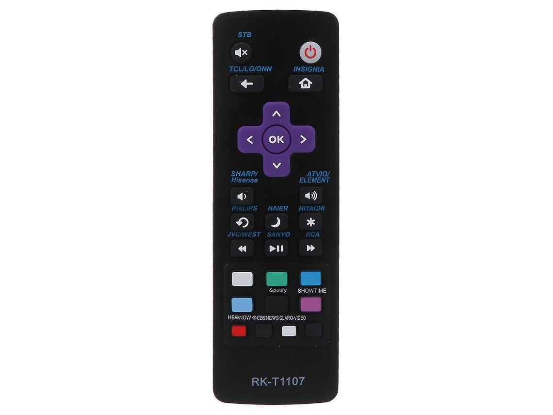 Controle Remoto de Tv Inteligente para Tcl Tv Hisense Tv Onn Tv Sharp Rok ALLINLESS