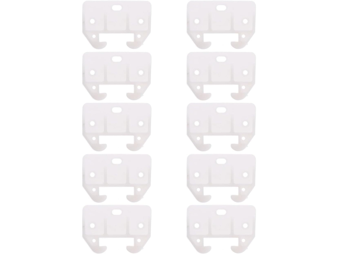 Anneome Kit Com 10 Corrediças De Plástico Para Gavetas, Com Trilhos Estáveis E Fácil Instalação