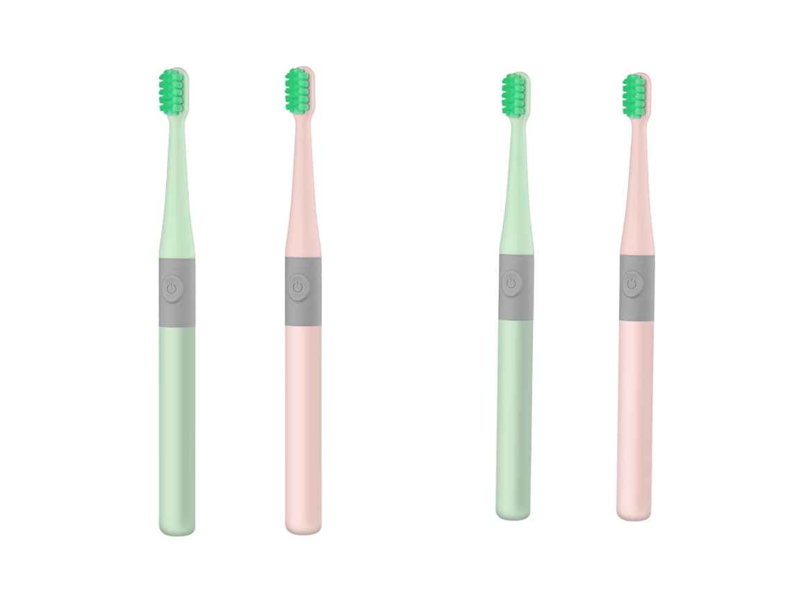 Escova de dentes elétrica sônica, 90 dias de uso, essencial para viagens, design à prova d'água e portátil, YWP (pacote com 4)