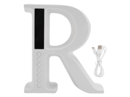 Altifalante Bluetooth Laxiscreed Com Luz Ambiente, Ruído Branco E Relógio Despertar, Perfeito Para Presentes