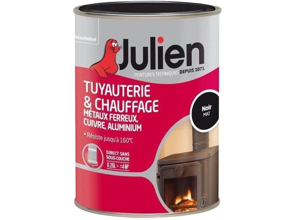 Tinta Para Tubos E Aquecimento 250 Ml Branco Brilhante Julien