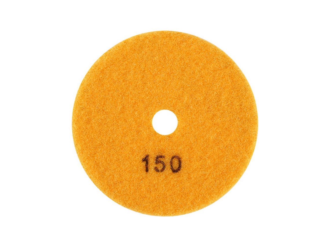 Disco de polimento diamantado úmido de 100 mm (4") para granito, mármore e pedra (grão 150)