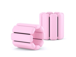 Peso de Pulso e Tornozelo Silicone 2lbs Rosa 1 Par