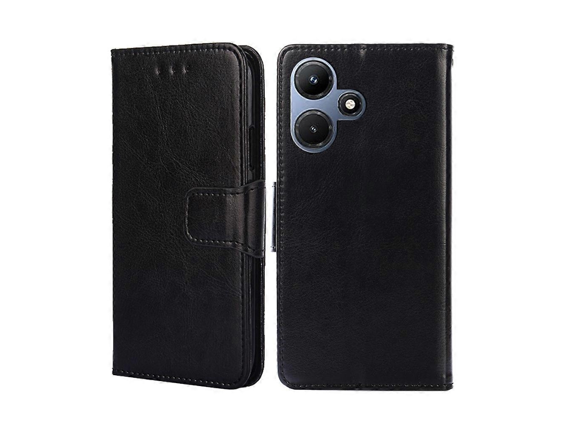 Capa De Celular De Couro Com Textura De Cristal