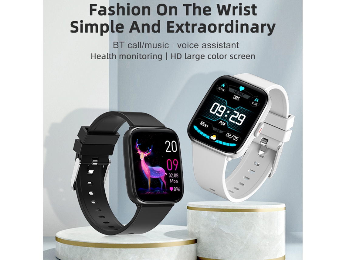 Pulseira Inteligente LAXISCREED Chamada Bluetooth Monitoramento Saúde