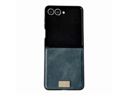 Capa De Celular Em Pu Com Textura Crazy Horse Para Samsung Galaxy Z Flip7 5g