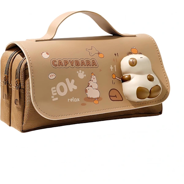 Bolsa Organizadora Escolar, Grande Capacidade, Organizador, Capivara AQUAFORGE
