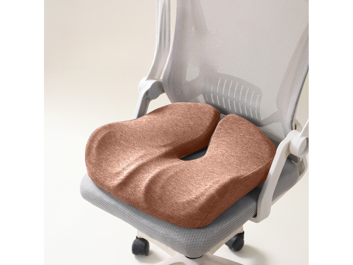 Almofada Para Alívio Da Dor Ciática E No Cóccix, Cadeira Auto, Cadeira De Rodas E Longos Períodos Sentado Rosa Hexinyigjly