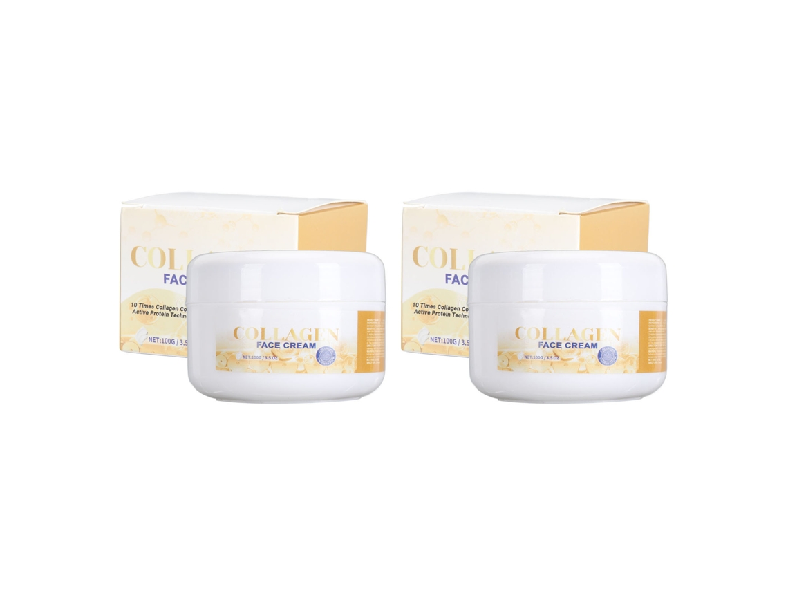 Creme De Colágeno Facial Hidratação E Redução De Rugas