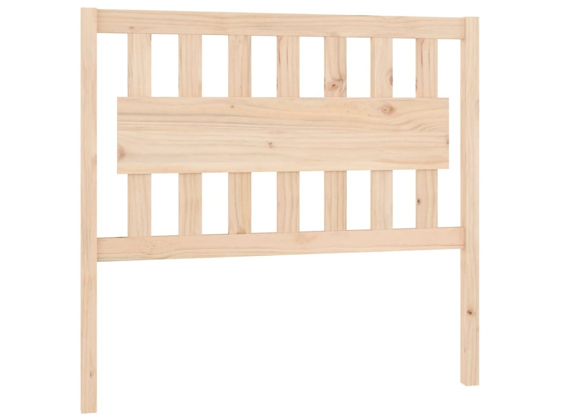 Bed Headboard, Bed Headboards Vidaxl Marrom Madeira De Pinho (105.5 X 100 Cm)