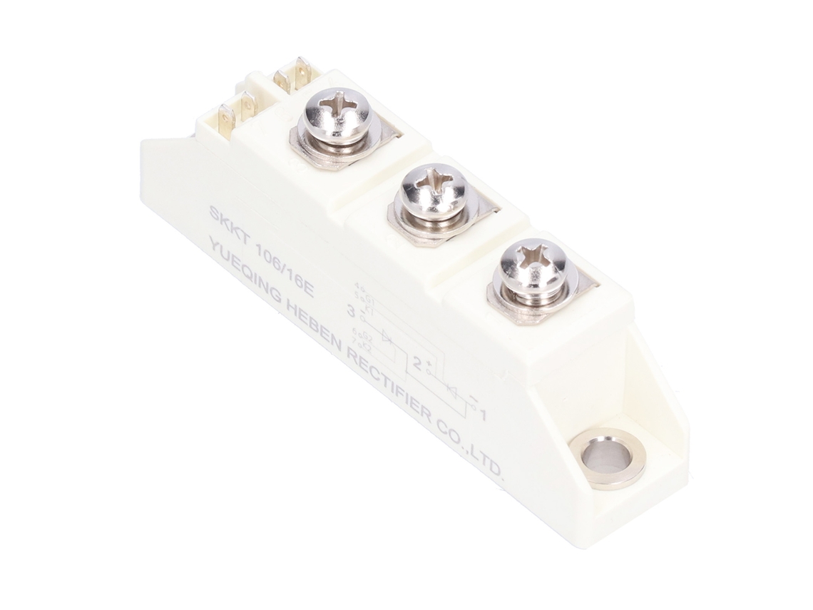 Módulo Retificador De Ponte Com Tiristor Skkt106: 106a, 1600v Para Equipamentos De Controle E Distribuição De Energia