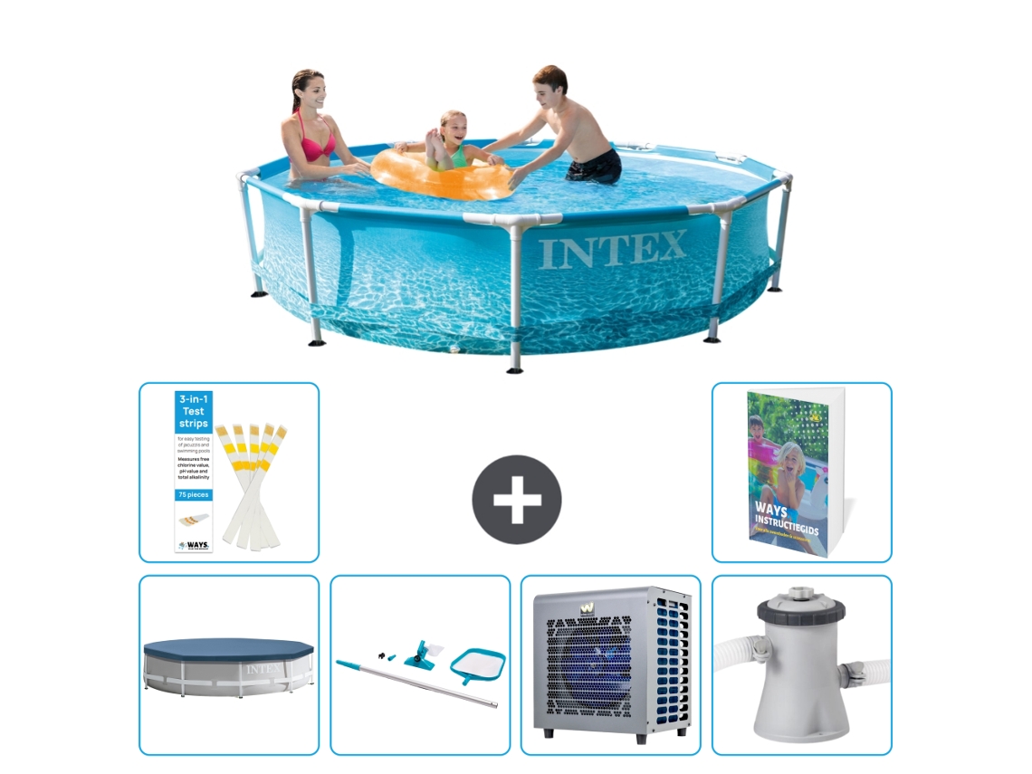 Intex Piscina Com Estrutura Redonda - 305x76 Cm - 7-peças S109
