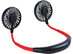 Mini ventilador portátil USB com bateria recarregável S/MARCA, 1200m, ar condicionado de mesa